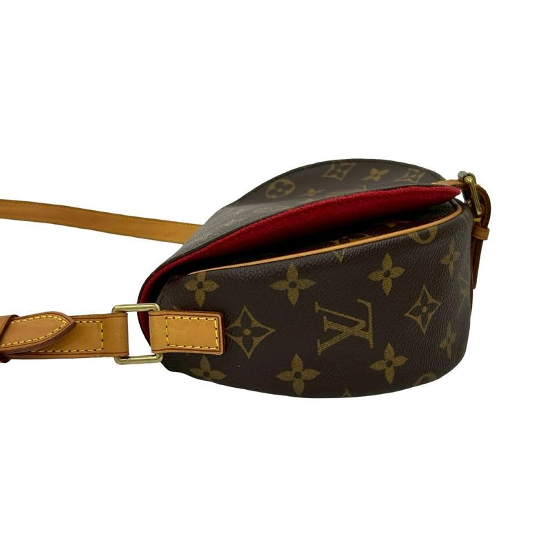 Louis Vuitton Tambourine Monogram Leather Shoulder Bag Pochette