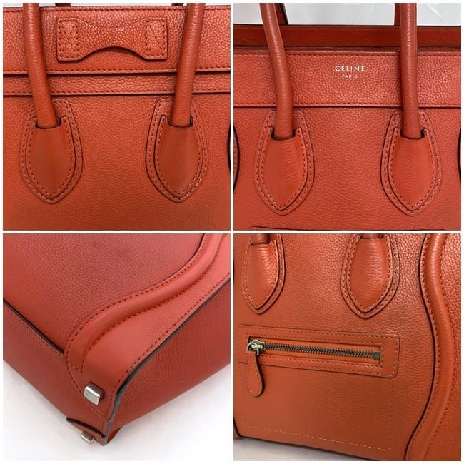 Celine Tote Bag Luggage Nano Shopper — view 9