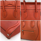 Celine Tote Bag Luggage Nano Shopper — view 9