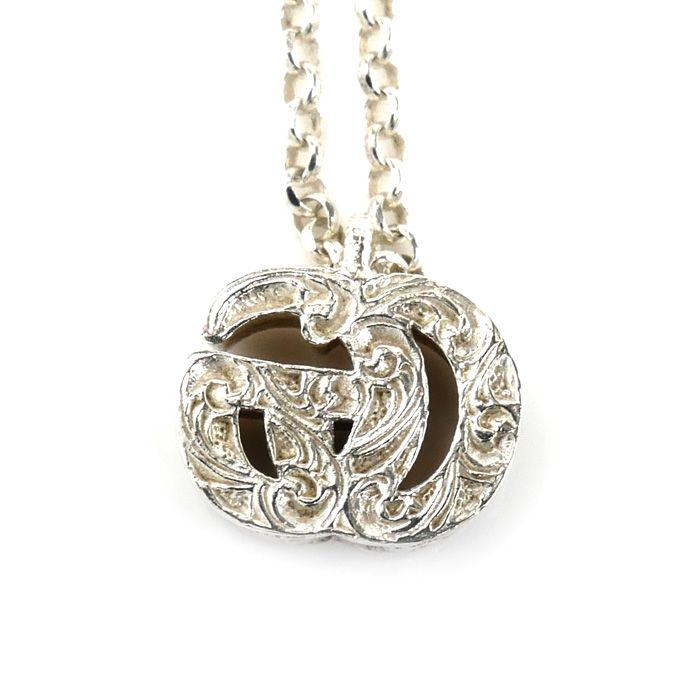 Gucci Silver 925 Double G Necklace J8400 8106 54 39/44 cm — view 3