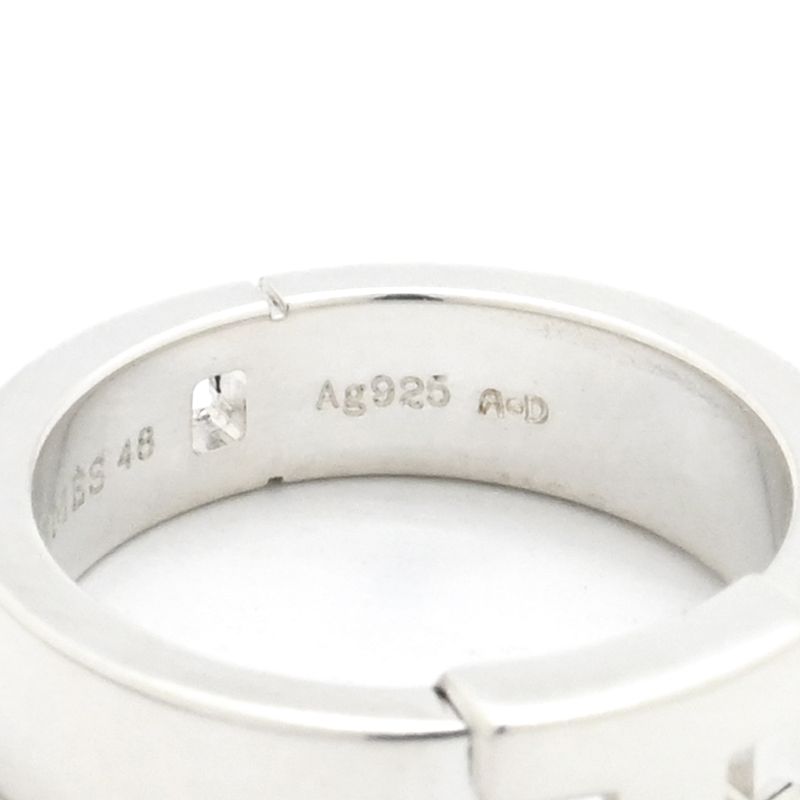 Hermes Ring Hera Cles S Silver 925 48 SV AG H Motif — view 5