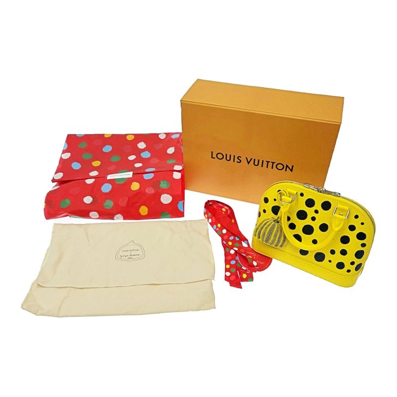 Louis Vuitton Epi Alma BB Yayoi Kusama Jone Noir — view 9
