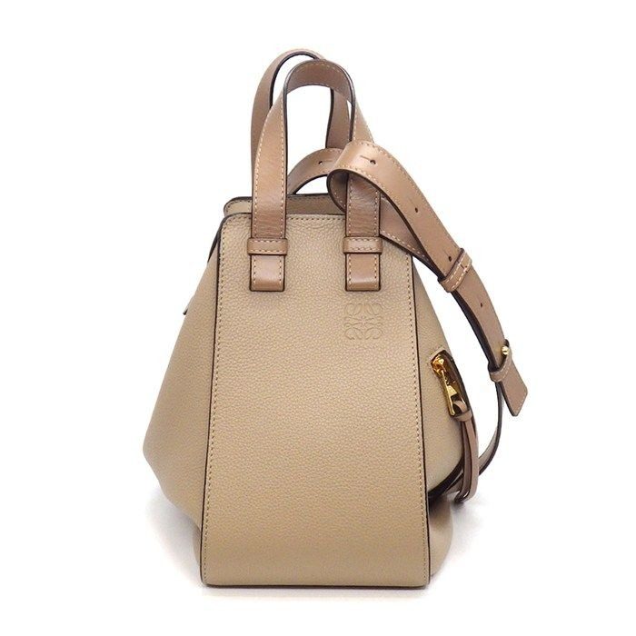 Loewe Shoulder Bag Hammock Small Sand Soft Grain Calf Gold