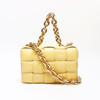 Bottega Veneta Shoulder Bag Nappa Intrecciato Padded Chain Cassette Satchel