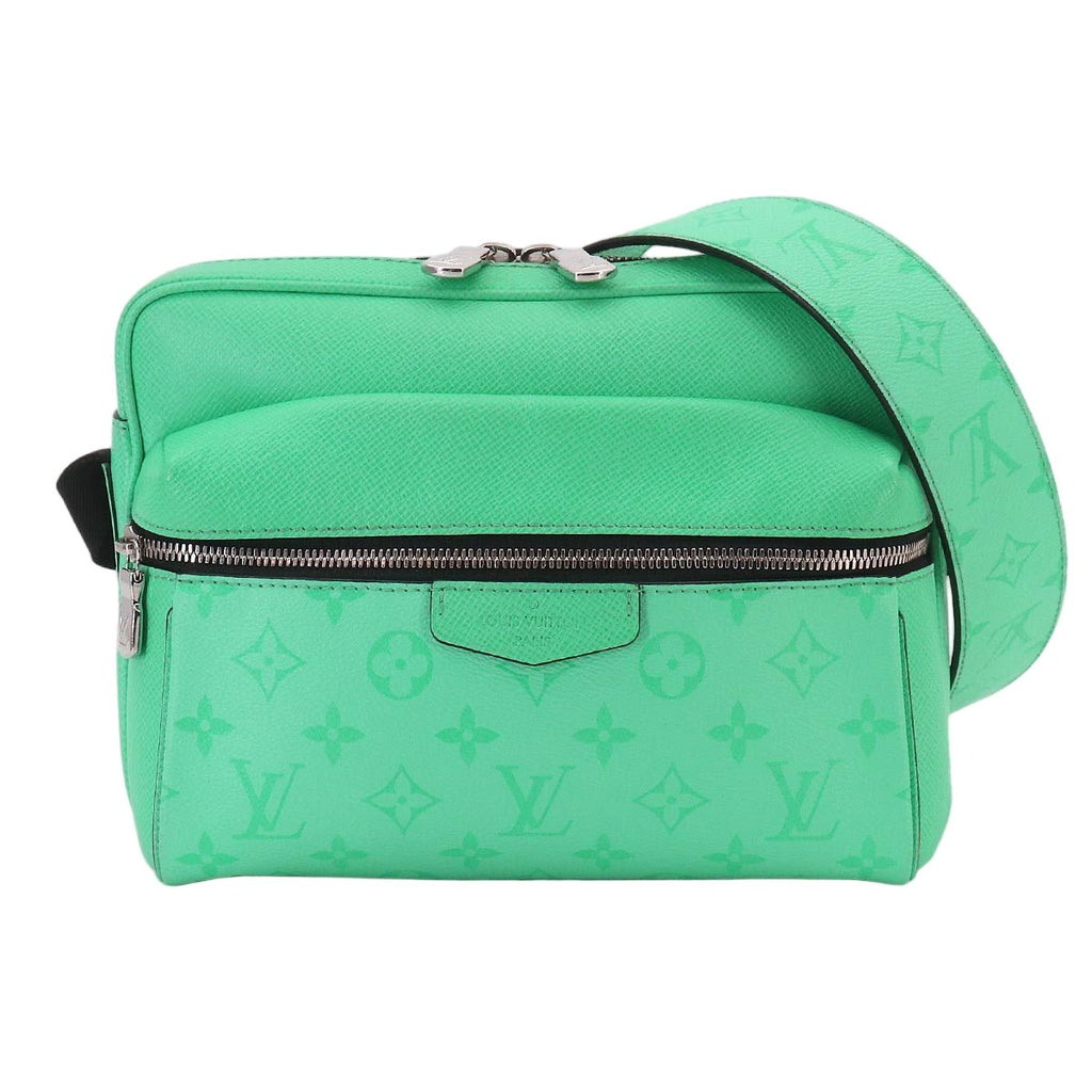 Louis Vuitton Taigarama Outdoor Messenger PM Shoulder Bag Miami Green