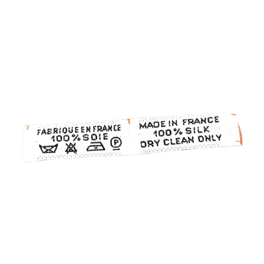 Hermes Carre 90 les Plaisirs du Froid Joy on Ice Silk Orange Brown Scarf — view 2