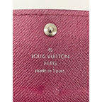 Louis Vuitton Epi Portefeuille Emilie Zipper Long Wallet Bordeaux — view 8