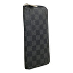 Louis Vuitton Wallet Damier Graphite Zippy Vertical Gray Black Vintage — view 2