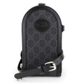 Gucci Shoulder Bag GG Supreme Black Gray