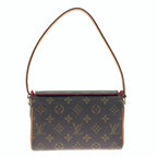 Louis Vuitton Monogram Recital Handbag Brown