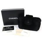 Chanel Vintage CC Logo Leather Oriragfa Pouch Case Black Silver Har — view 2