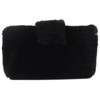 Chanel Vintage CC Logo Leather Oriragfa Pouch Case Black Silver Har — view 3