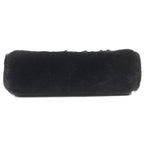 Chanel Vintage CC Logo Leather Oriragfa Pouch Case Black Silver Har — view 5