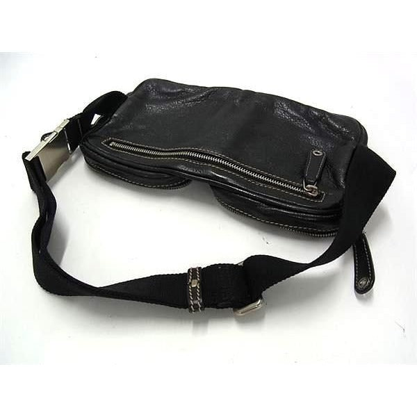 Gucci Body Bag Black Leather — view 4