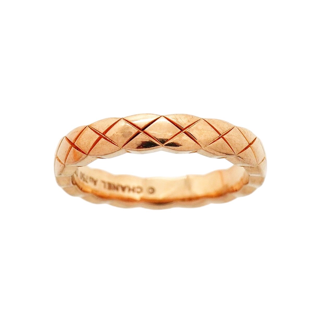 Chanel Ring Coco Crush Beige Gold 18k Pink — view 2