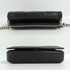 Chanel Boy Phone Case Ap3013 Shoulder Bag Black Caviar Leather — view 4