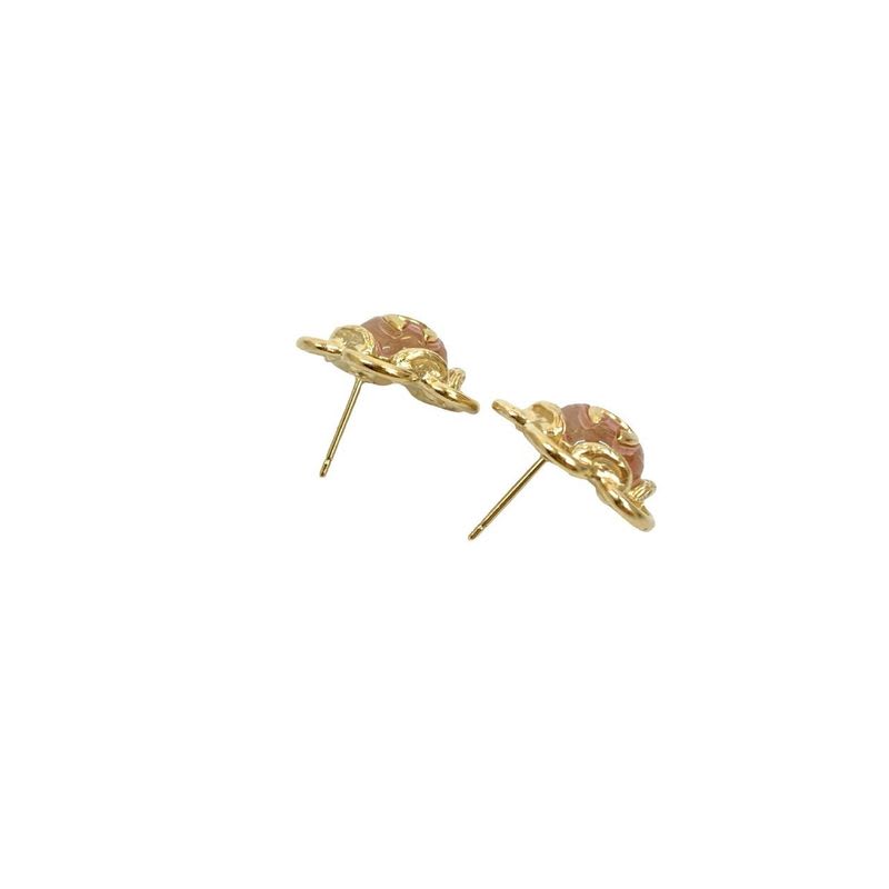 Chanel Coco Mark Flower Motif Earrings Accessories Small 24FB — view 7