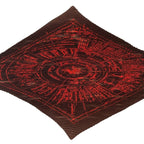 Hermes Scarf Pleated Silk Naissance D'une Idee Birth of an Idea Brown — view 3