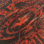 Hermes Scarf Pleated Silk Naissance D'une Idee Birth of an Idea Brown — view 5
