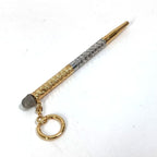 Fendi Earrings Scribble Pen Metal Silver — view 2