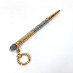 Fendi Earrings Scribble Pen Metal Silver