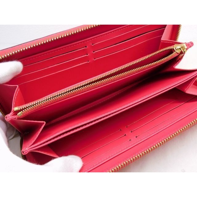 Louis Vuitton Ba2186 Zippy Wallet Vernis Pink Round Zipper Long — view 3
