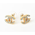 Chanel CC Rhinestones Light Blue