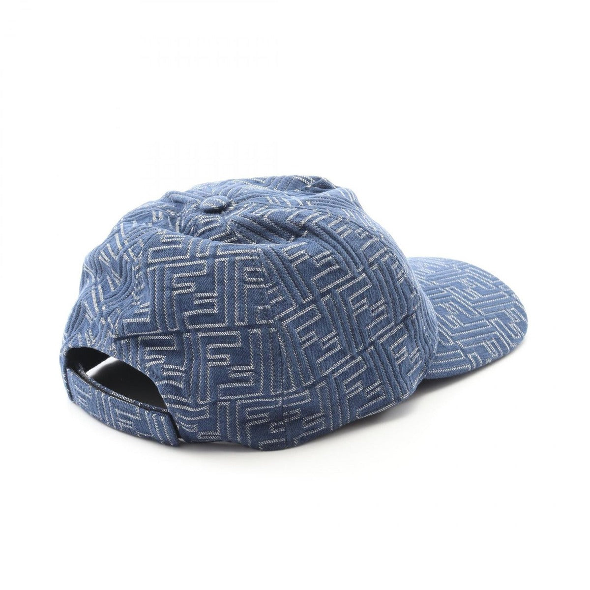 Fendi Cap FF Logo Blue Denim — view 2
