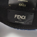 Fendi Cap FF Logo Blue Denim — view 4