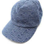 Fendi Cap FF Logo Blue Denim — view 6
