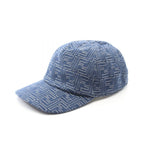 Fendi Cap FF Logo Blue Denim