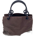 Prada Tessuto Nylon Hand Tote Brown