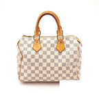 Louis Vuitton Azur Speedy 25 Mini Boston Bag Wide White