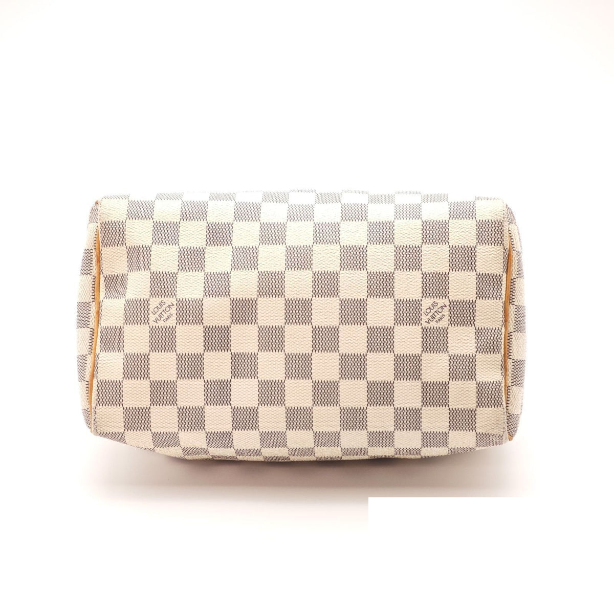 Louis Vuitton Azur Speedy 25 Mini Boston Bag Wide White