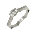 Gucci Link to Love Ring Diamond 18k WG White Gold 750