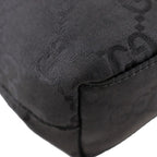 Gucci One Shoulder GG Nylon Black Bag — view 4
