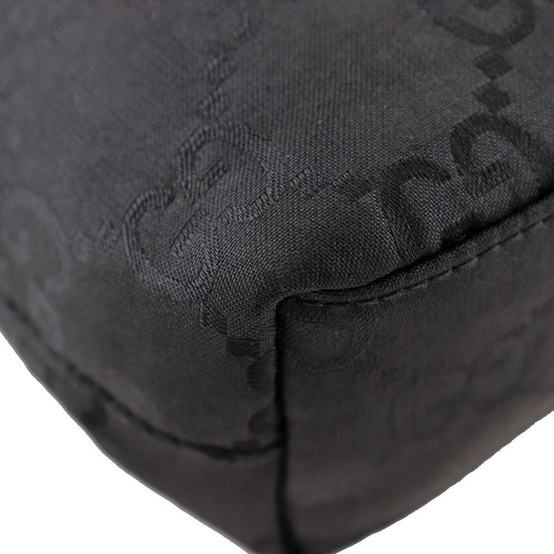 Gucci One Shoulder GG Nylon Black Bag — view 4