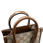 Gucci Shoulder Bag with Interlocking G Mini Tote GG Supreme — view 7
