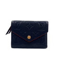 Louis Vuitton Portefeuille Victorine Monogram Empreinte Marine Leather Navy