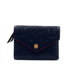 Louis Vuitton Portefeuille Victorine Monogram Empreinte Marine Leather Navy