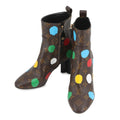 Louis Vuitton Boots LV Yk Silhouette Line Ankle Short 36 Yayoi Kusama