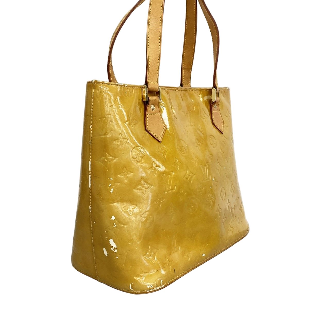 Louis Vuitton Tote Vernis Houston Beige — view 2