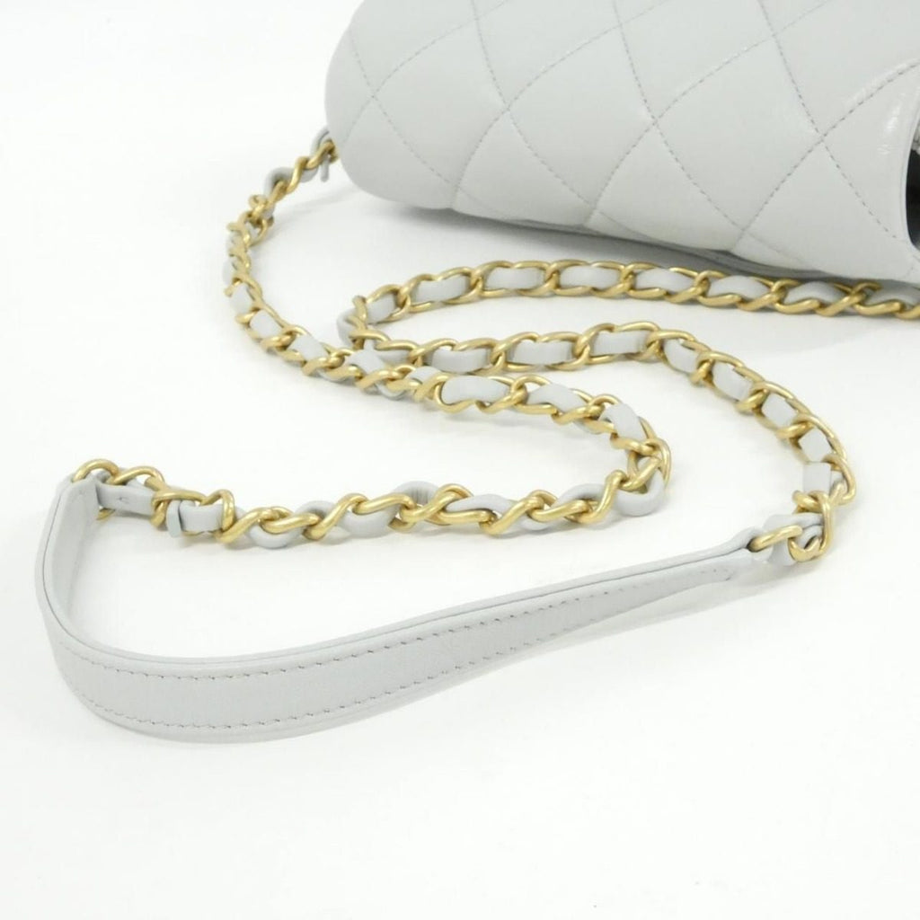 Chanel Shoulder Bag Blue — view 8