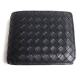 Bottega Veneta Intrecciato Piccolo Bifold Wallet Black