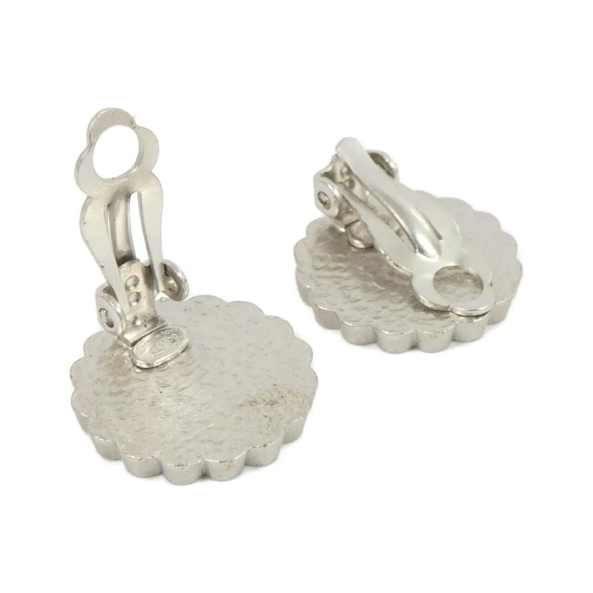 Chanel Vintage Earrings Silver — view 3