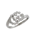 Gucci Ring White Gold Wg Marmont