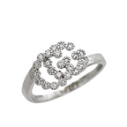 Gucci Ring White Gold Wg Marmont