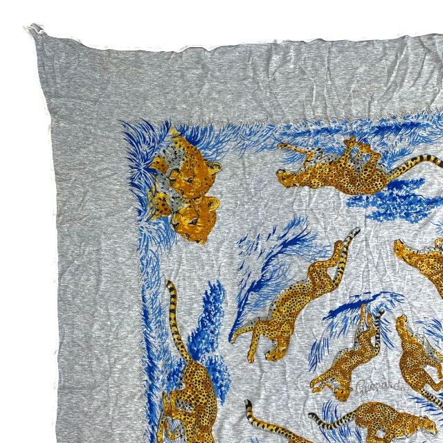 Hermes Guepards Scarf Carre Leopard Cheetah Square 110 cm — view 6