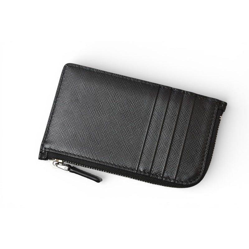 Prada Fragment Case Card Coin Logo Leather Nero Black 2 Mc021 — view 3