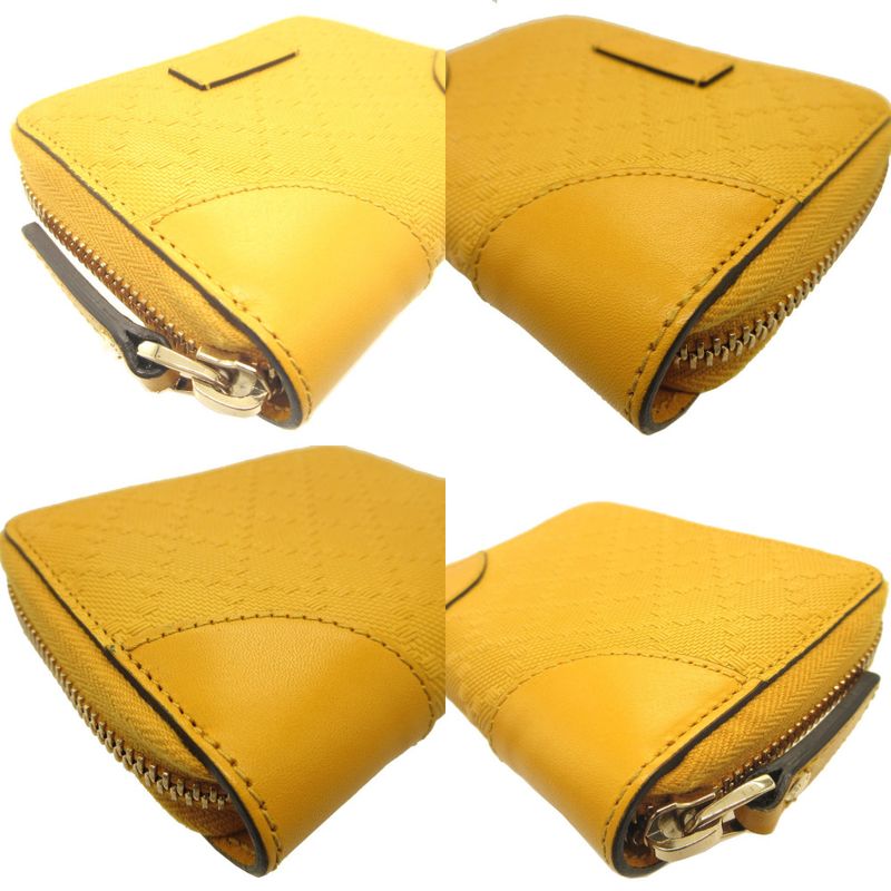Gucci Tiamante Leather Yellow Coin Case Card 0069 — view 9